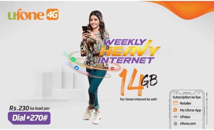 Ufone's Weekly Heavy Internet Package