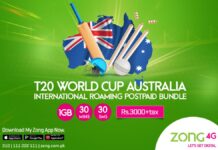 Zong World Cup Australia