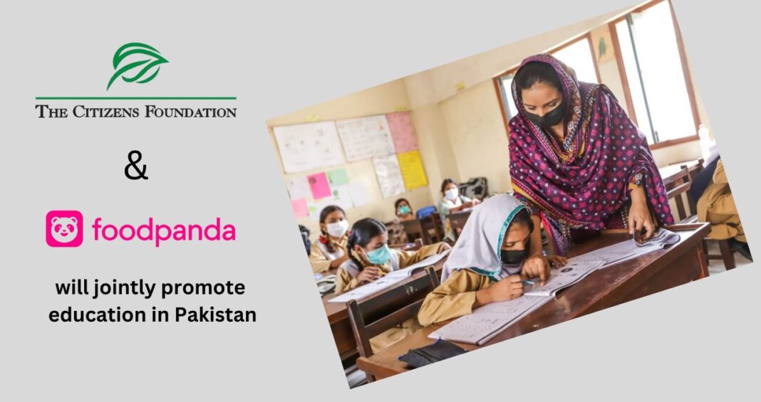 collaborate with foodpanda to promote education in Pakistan